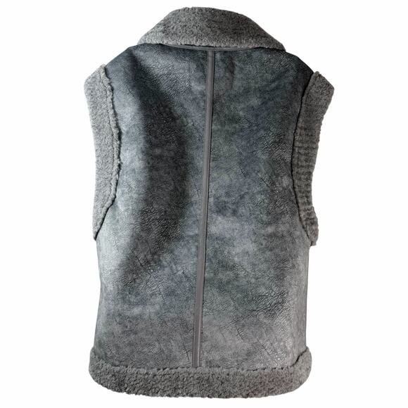 New Frye Women's Sarah Faux Shearling Vest Size S - Picture 3 of 10